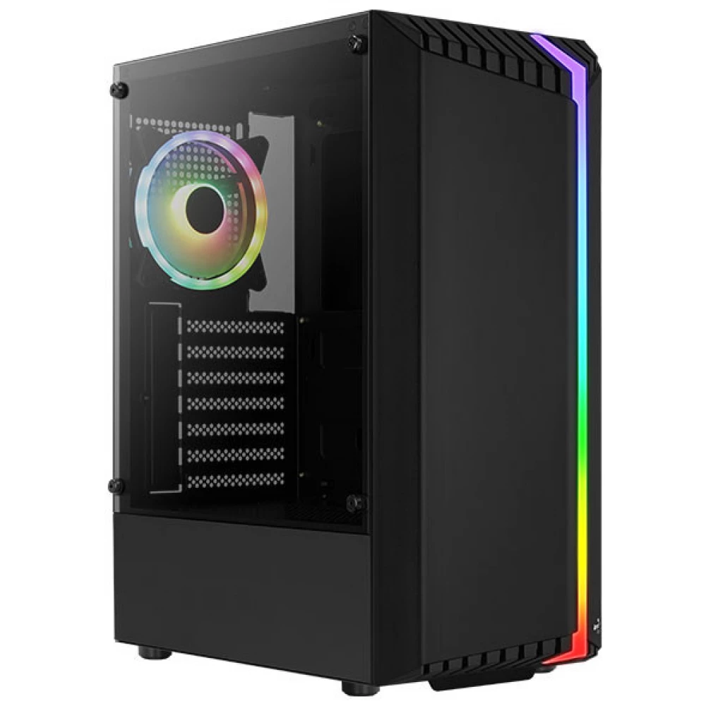 AEROCOOL Bionic-G v2 TG fekete