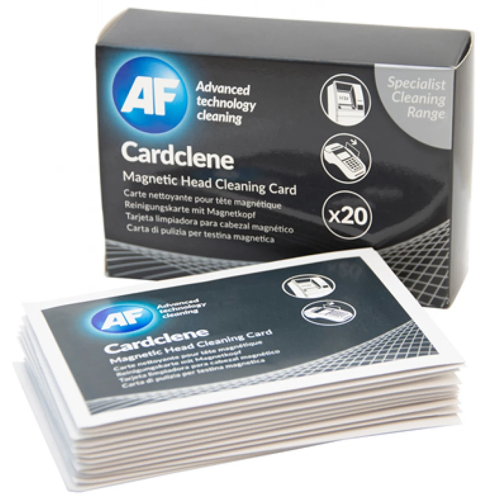 AF Cardclene mágneskártya-olvasó tisztító kártyák