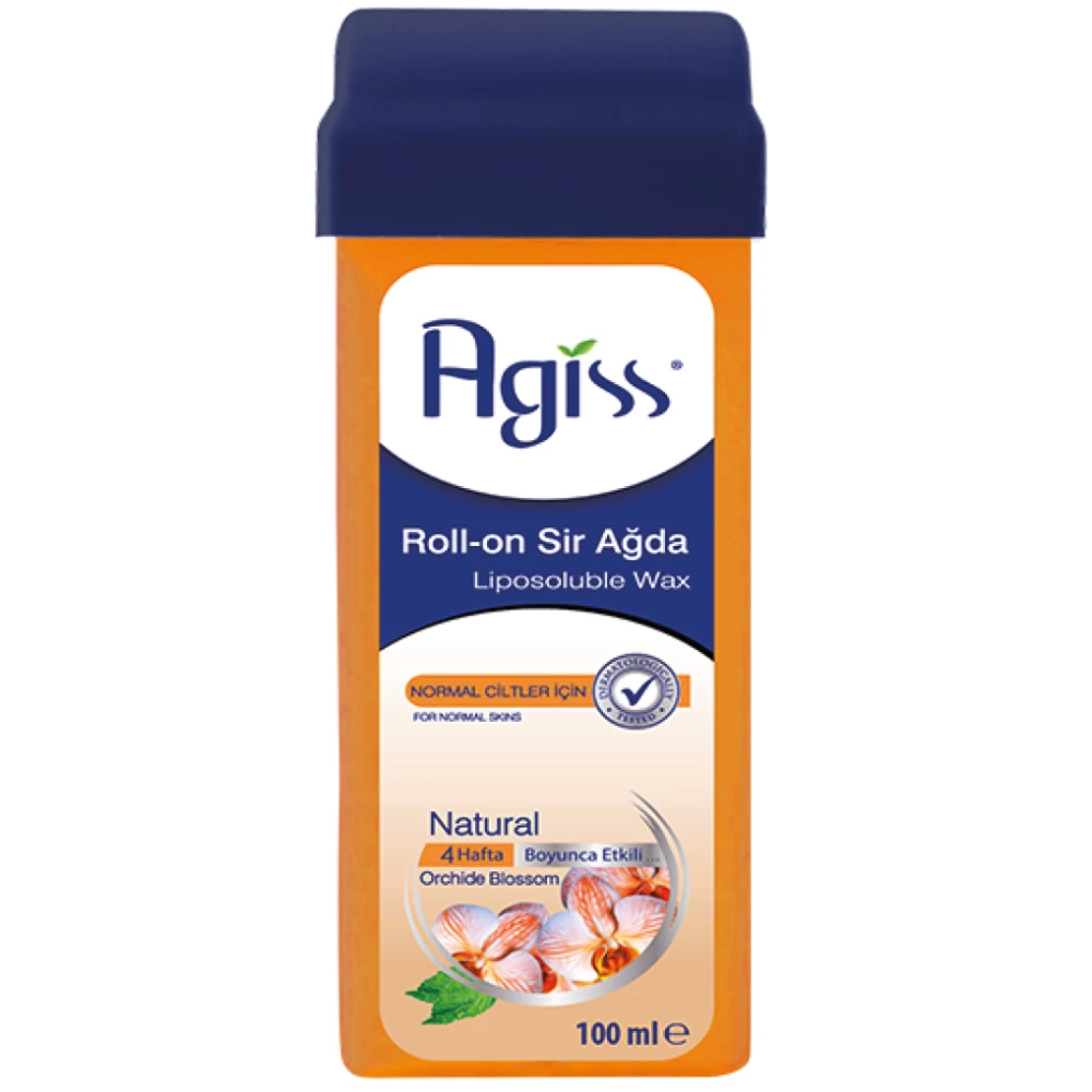 AGISS Agiss méhviasz alapú gyantapatron orchideás natúr dermatológiailag tesztelt 100 ml