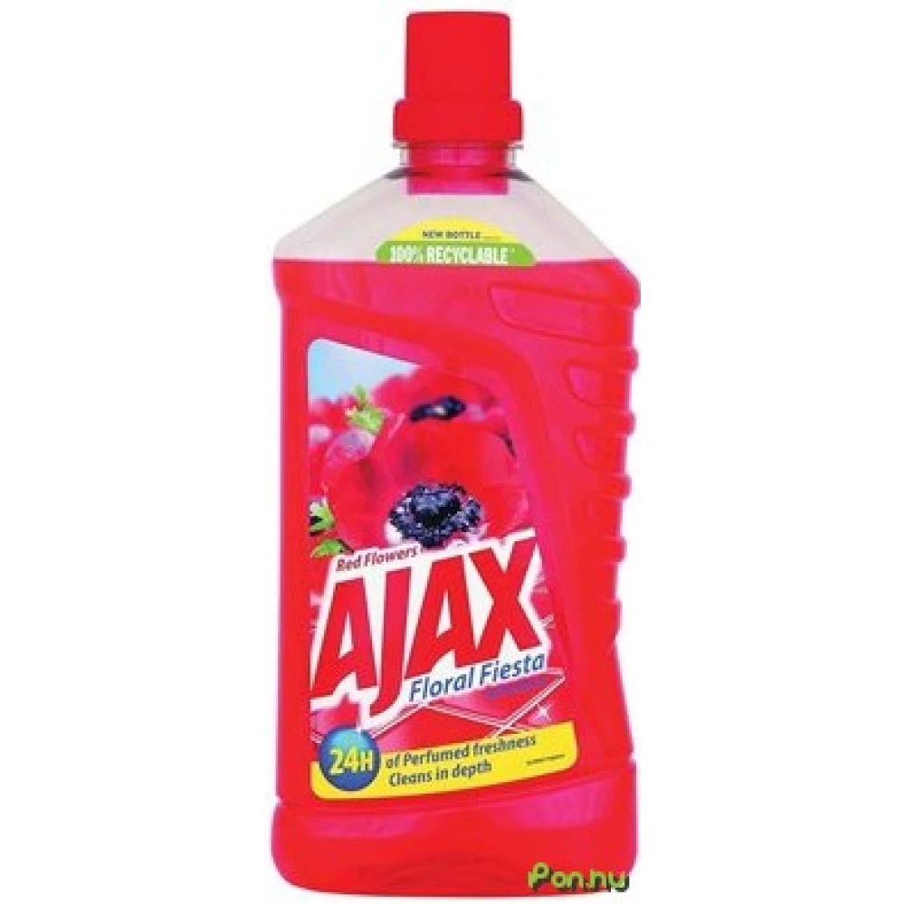 AJAX Általános tisztítószer 1L vadvirág illatú piros