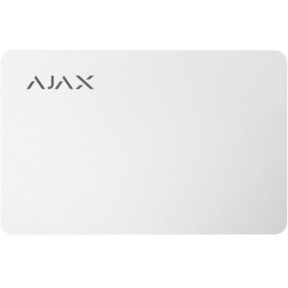 AJAX SYSTEMS Pass beléptető kártya fehér 100 db