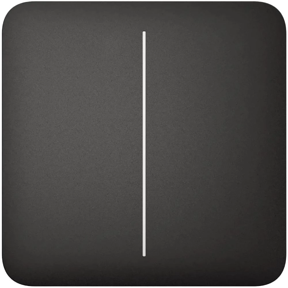 AJAX SYSTEMS SoloButton (2-gang) fekete