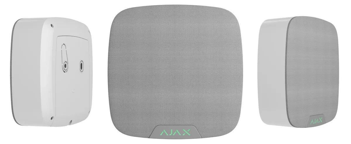 AJAX SYSTEMS SpeakerPhone hangmodul fehér