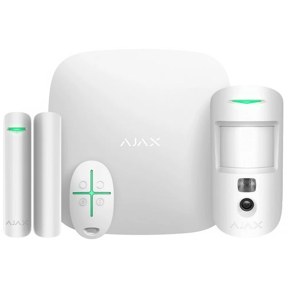 AJAX SYSTEMS StarterKit Cam Plus fehér