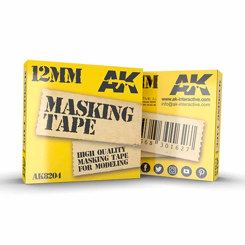 AK INTERACTIVE 12mm Masking Tape maszkoló szalag