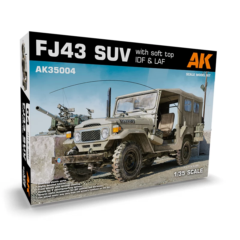 AK INTERACTIVE 1/35 FJ43 SUV with soft top katonai harcijármű modell