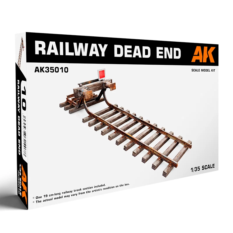 AK INTERACTIVE 1/35 Vasúti ütközőbak modell kiegészítő