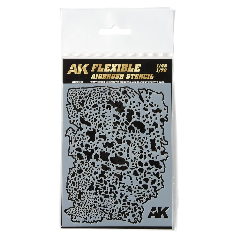 AK INTERACTIVE 1/48 1/72 Flexible Airbrush Stencil hajlékony sablon