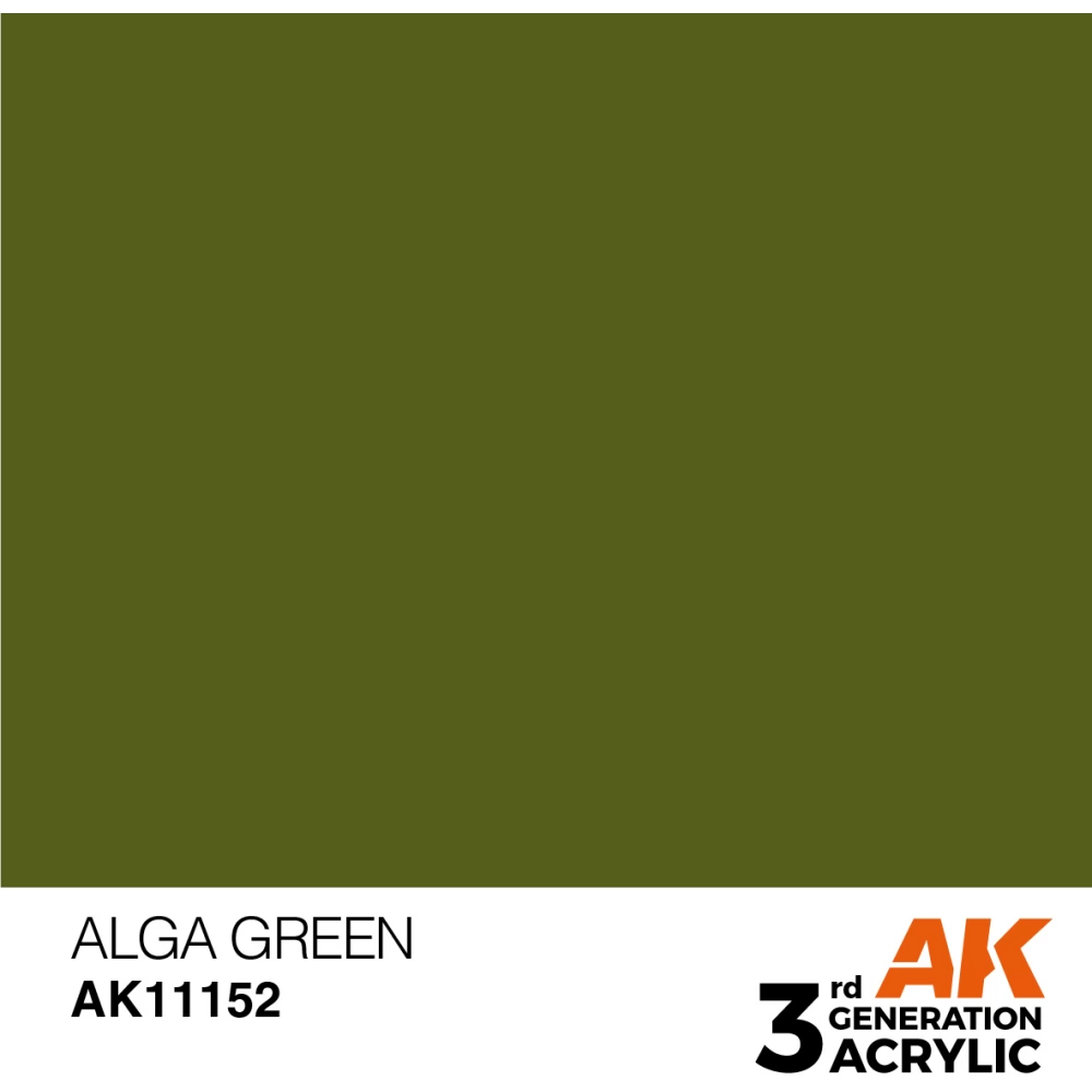 AK INTERACTIVE Acrylic Modelling Colors - Alga Green zöld akrilfesték 17ml