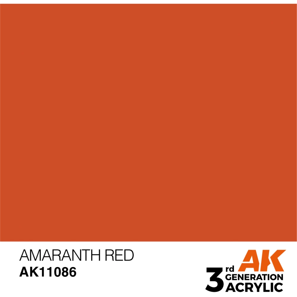 AK INTERACTIVE Acrylic Modelling Colors - Amaranth Red vörös akrilfesték 17ml