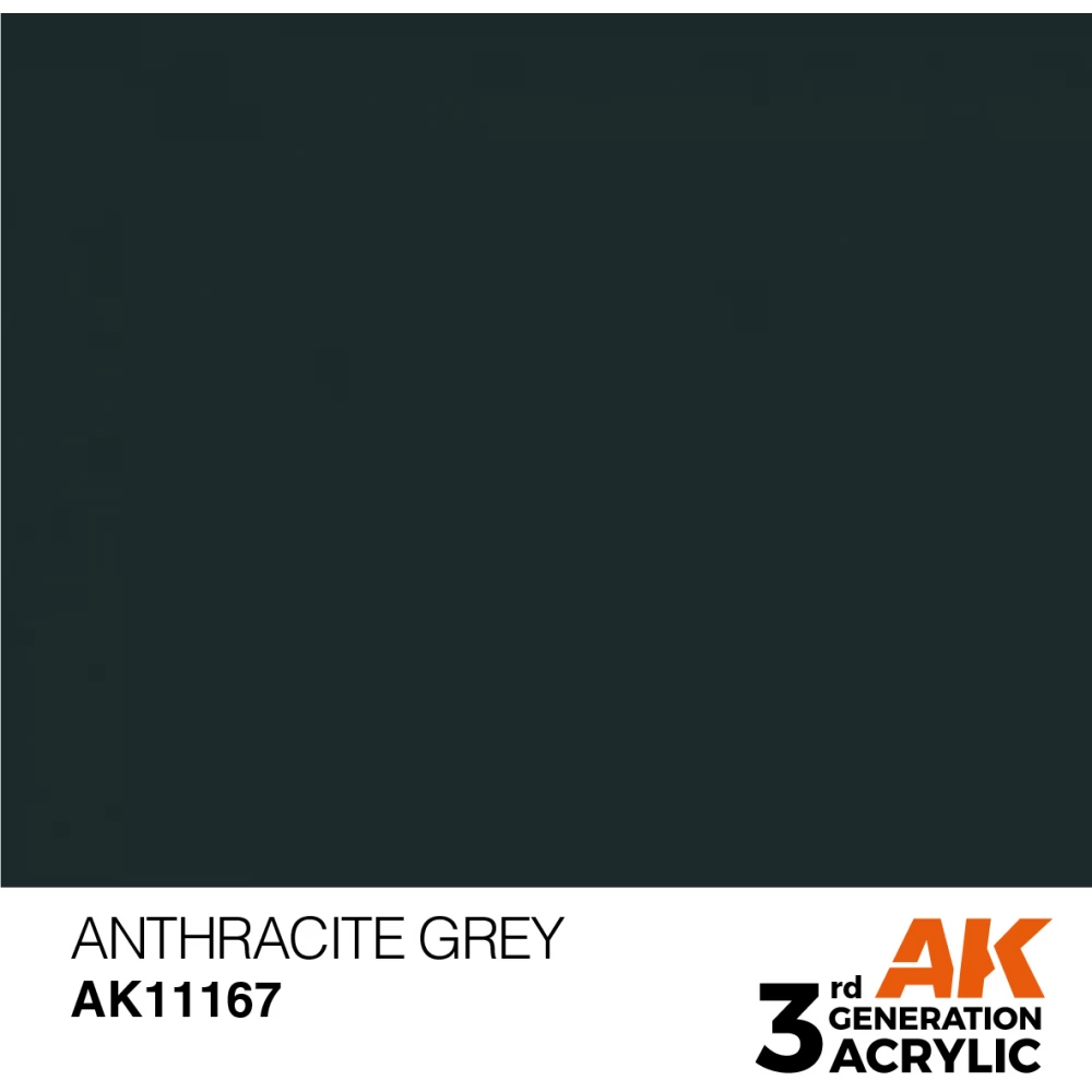 AK INTERACTIVE Acrylic Modelling Colors - Anthracite Grey szürke akrilfesték 17ml