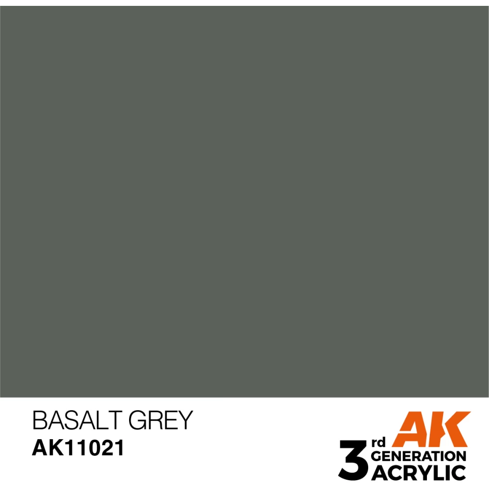 AK INTERACTIVE Acrylic Modelling Colors - Basalt Grey sötétszürke akrilfesték 17ml
