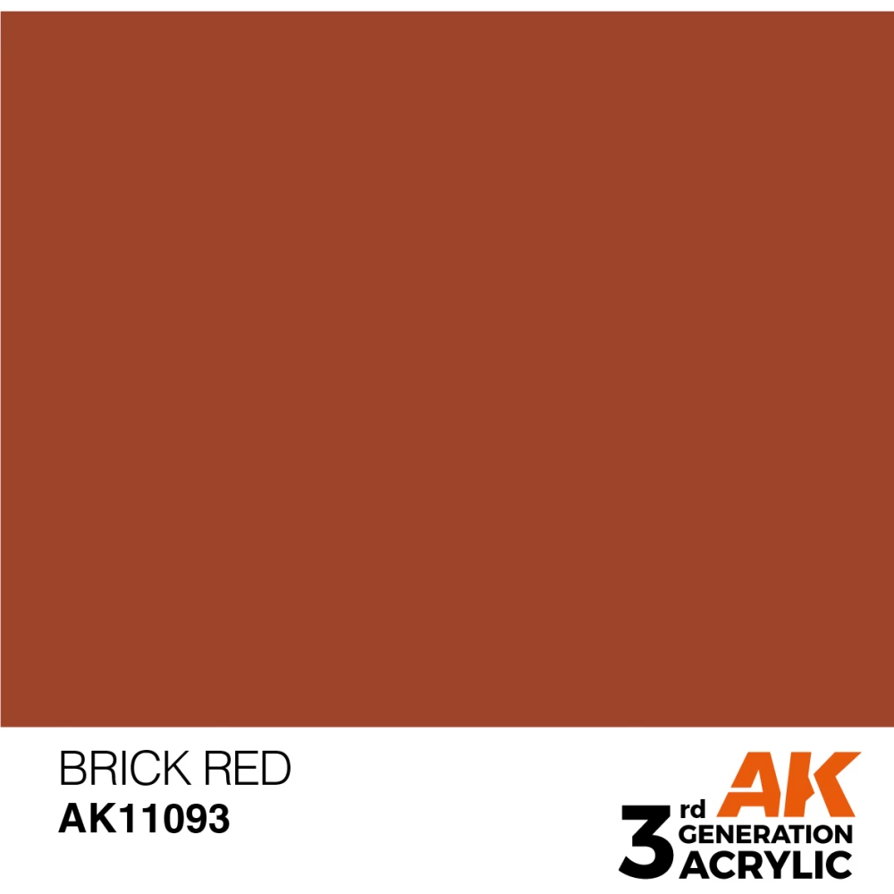 AK INTERACTIVE Acrylic Modelling Colors - Brick Red tégla vörös akrilfesték 17ml