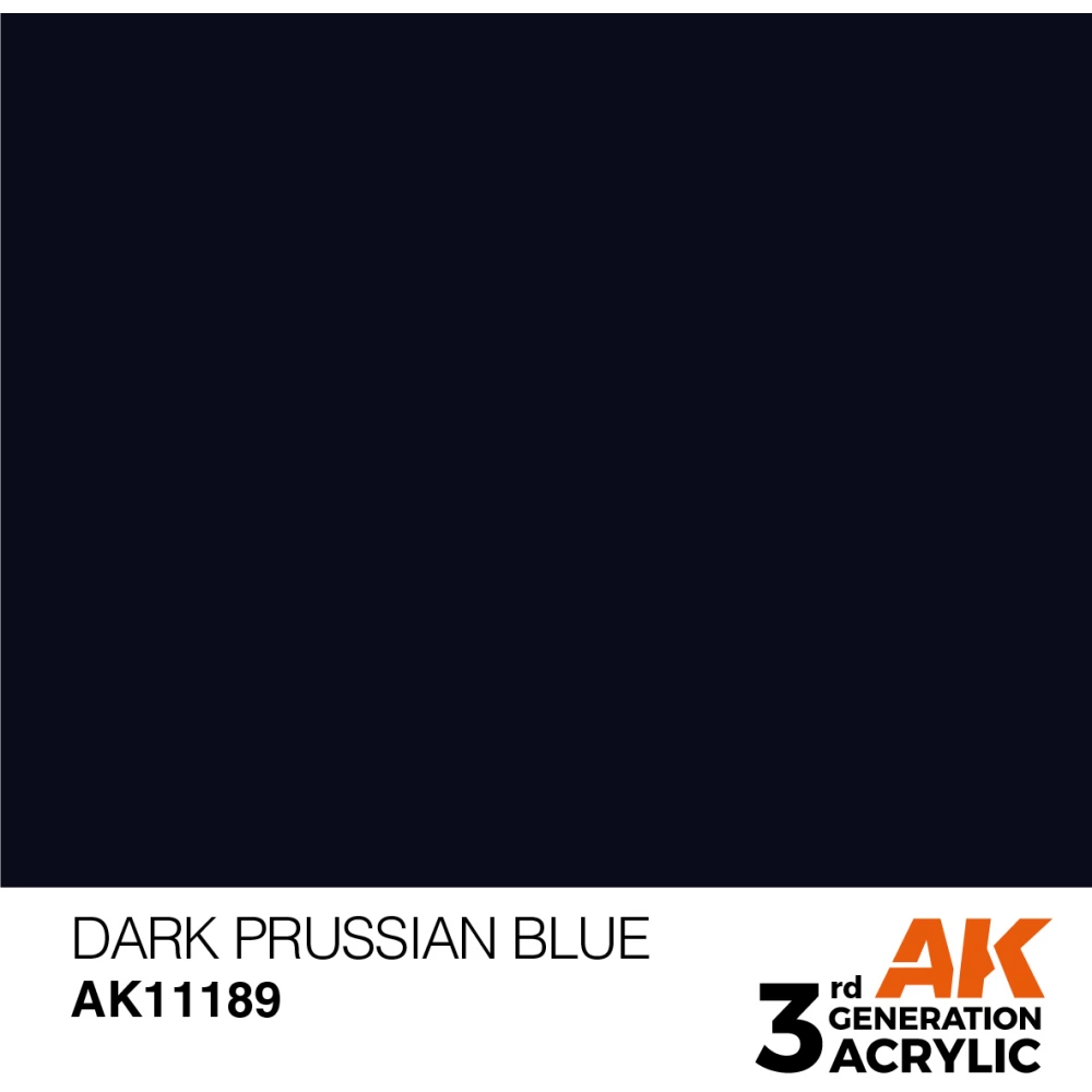 AK INTERACTIVE Acrylic Modelling Colors - Dark Prussian Blue kék akrilfesték 17ml