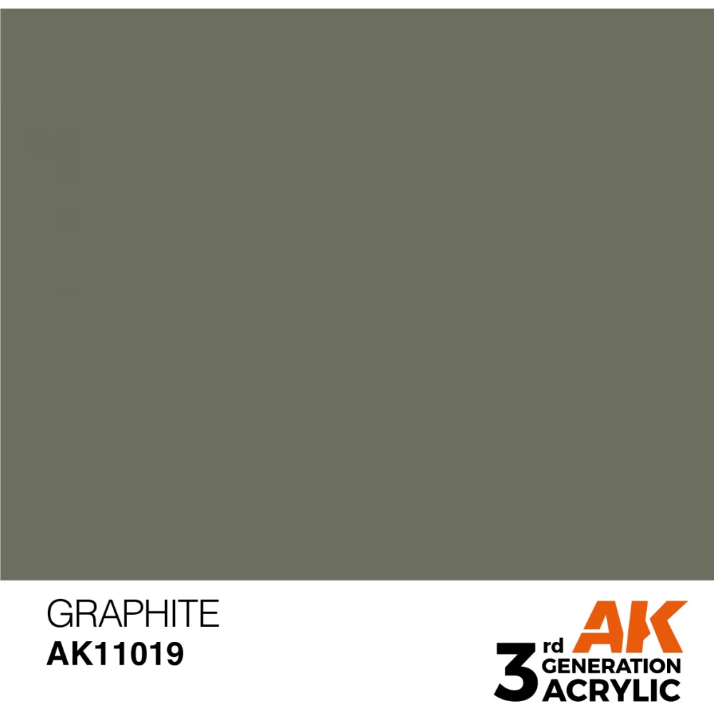 AK INTERACTIVE Acrylic Modelling Colors - Graphite szürke akrilfesték 17ml
