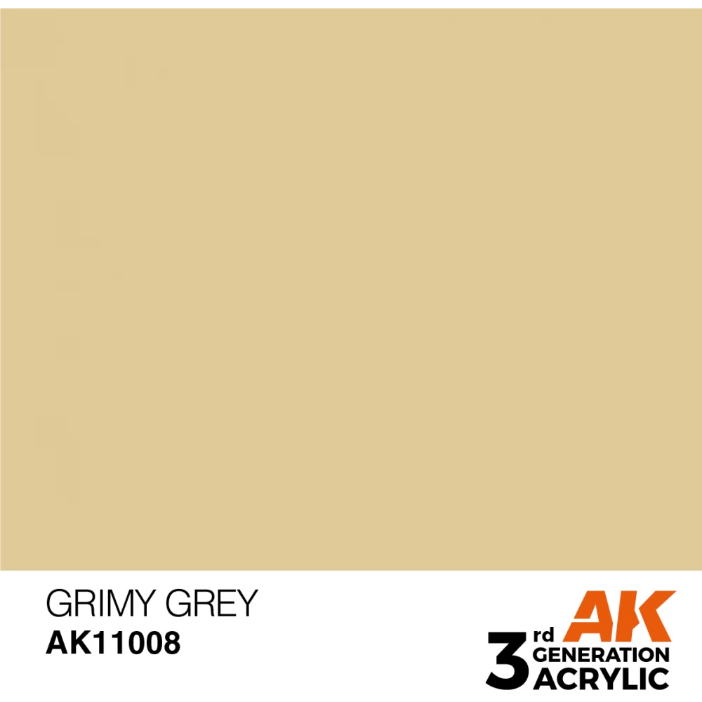 AK INTERACTIVE Acrylic Modelling Colors - Grimy Grey szürke akrilfesték 17ml