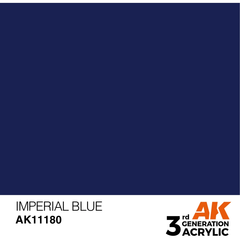 AK INTERACTIVE Acrylic Modelling Colors - Imperial Blue kék akrilfesték 17ml