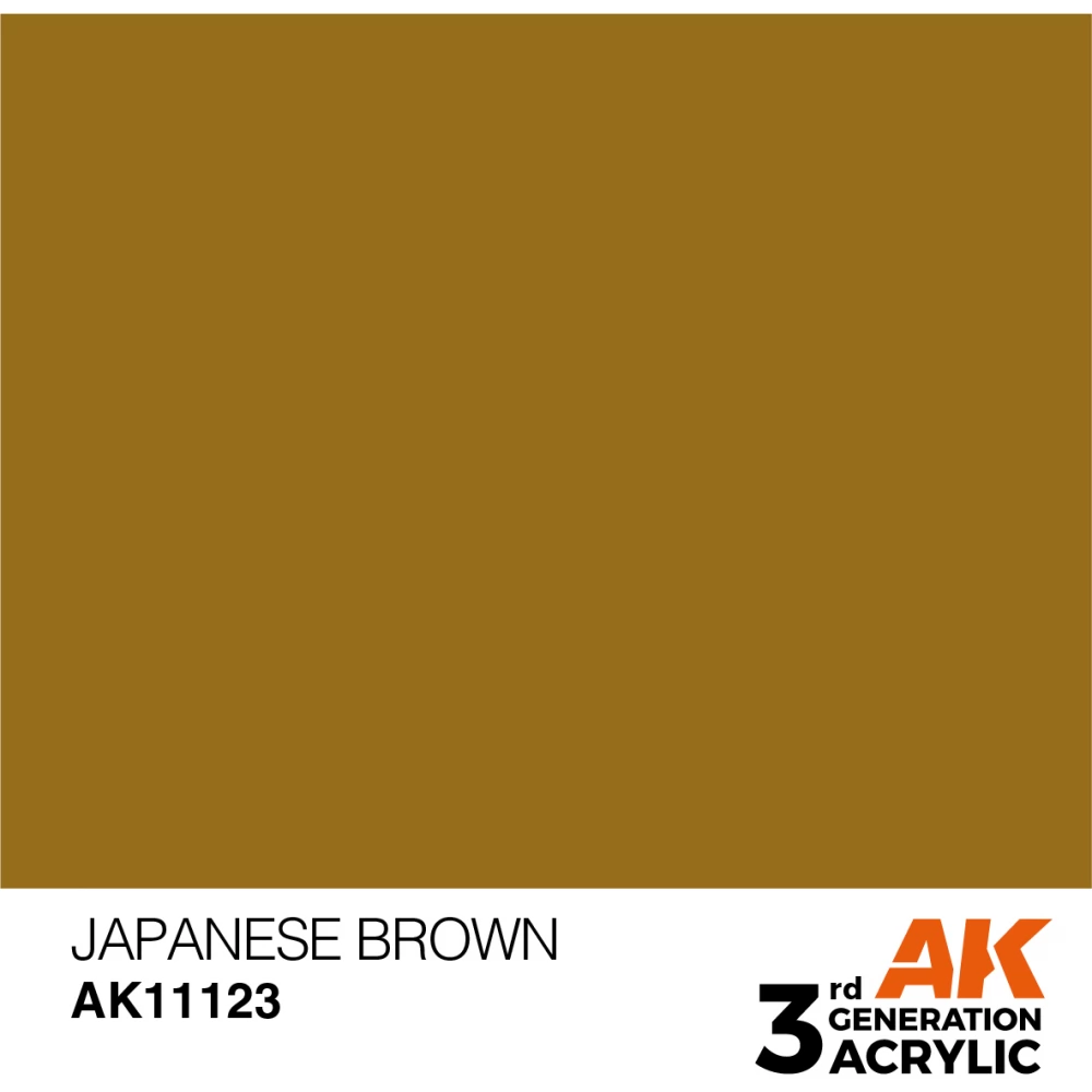AK INTERACTIVE Acrylic Modelling Colors - Japanese Brown barna akrilfesték 17ml