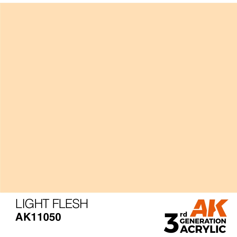 AK INTERACTIVE Acrylic Modelling Colors - Light Flesh rózsaszín akrilfesték 17ml