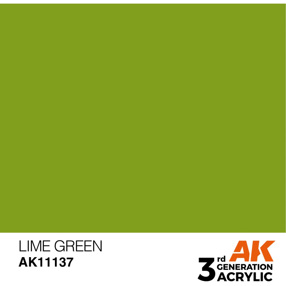 AK INTERACTIVE Acrylic Modelling Colors - Lime Green zöld akrilfesték 17ml