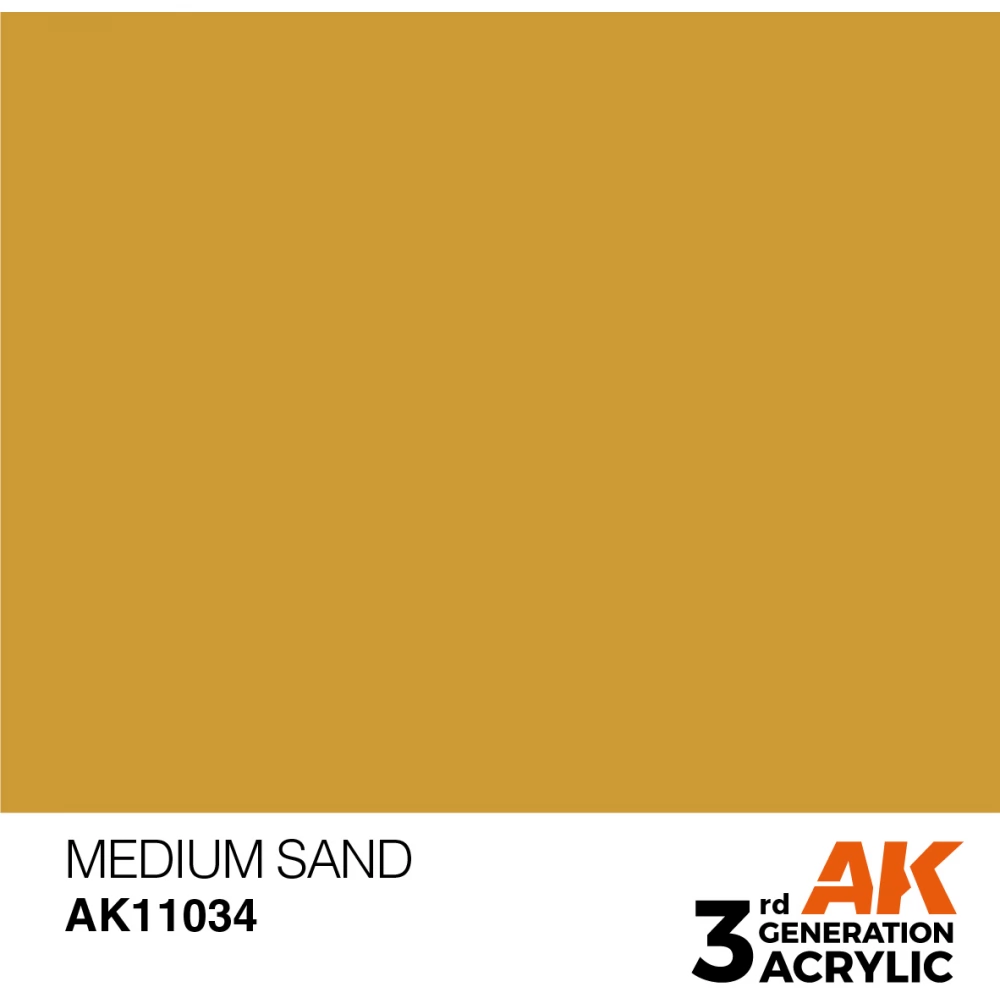 AK INTERACTIVE Acrylic Modelling Colors - Medium Sand sárga akrilfesték 17ml