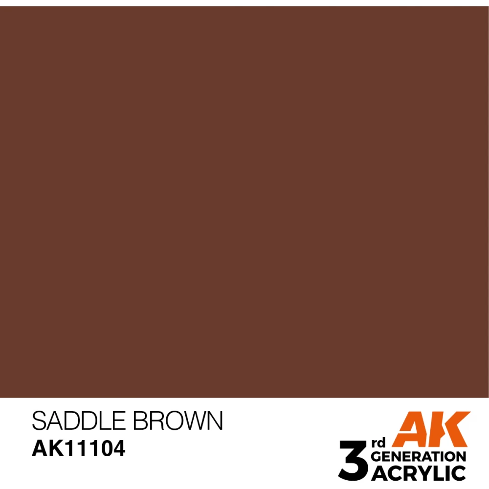 AK INTERACTIVE Acrylic Modelling Colors - Saddle Brown barna akrilfesték 17ml