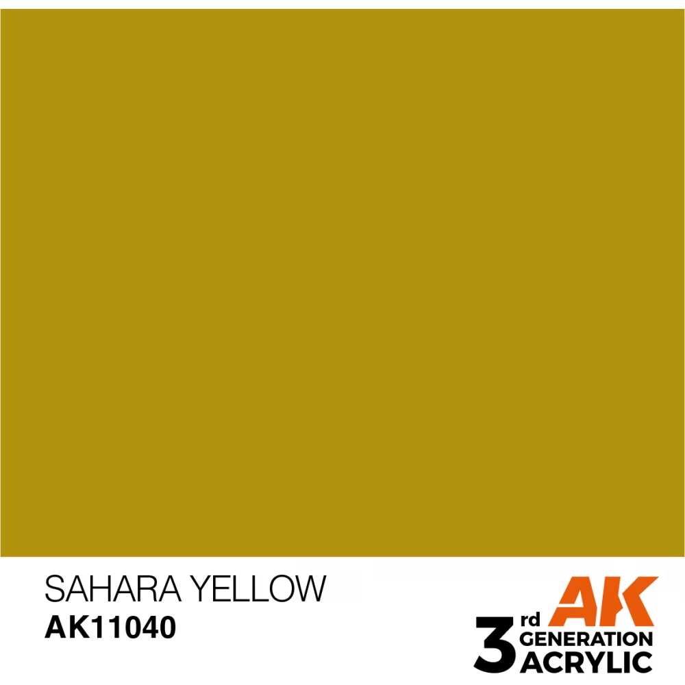 AK INTERACTIVE Acrylic Modelling Colors - Sahara Yellow sárga akrilfesték 17ml