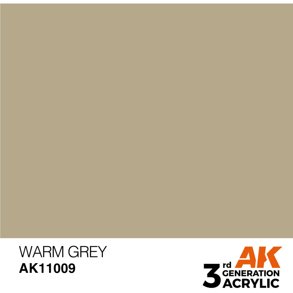 AK INTERACTIVE Acrylic Modelling Colors - Warm Grey szürke akrilfesték 17ml