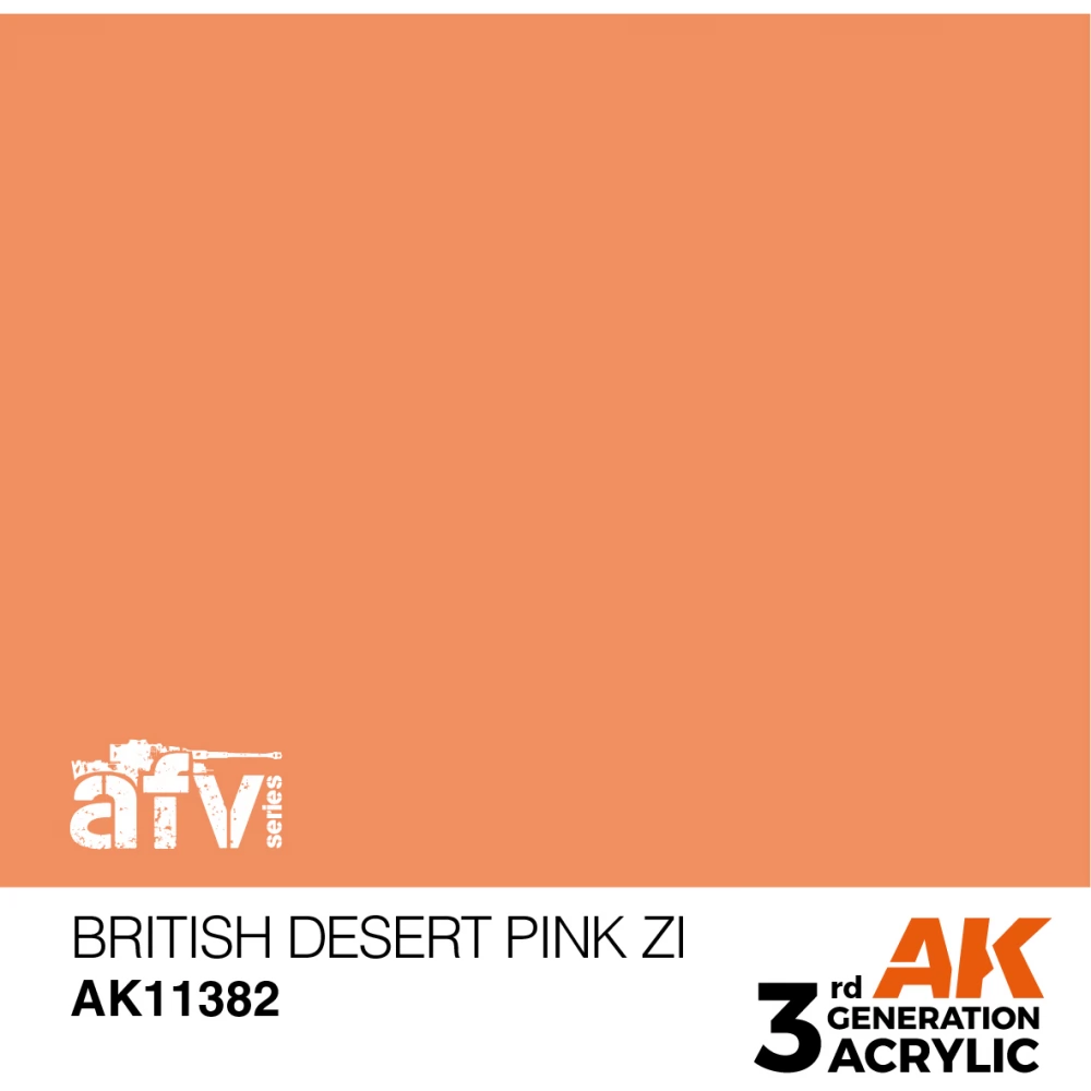 AK INTERACTIVE AFV British Desert Pink Zi rózsaszín akrilfesték 17ml