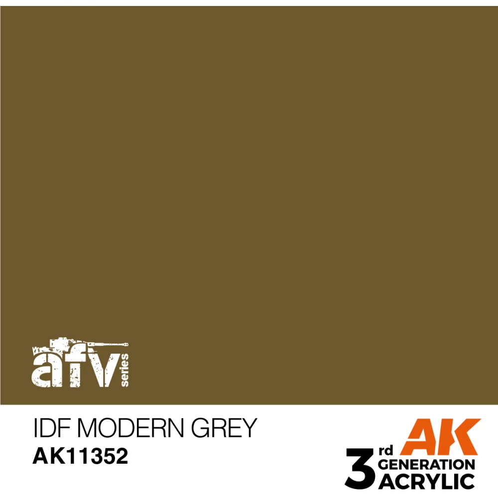 AK INTERACTIVE AFV IDF Modern Grey szürke akrilfesték 17ml