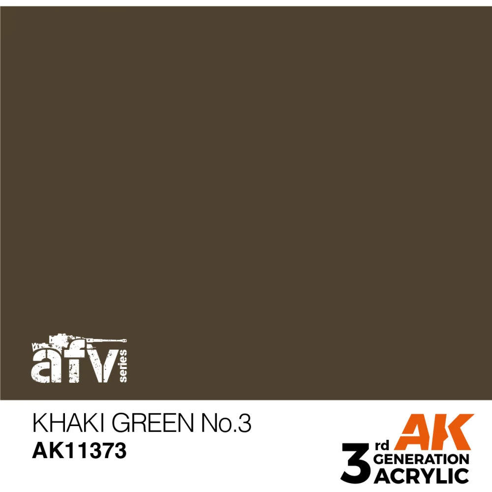 AK INTERACTIVE AFV Khaki Green No.3 akrilfesték 17ml