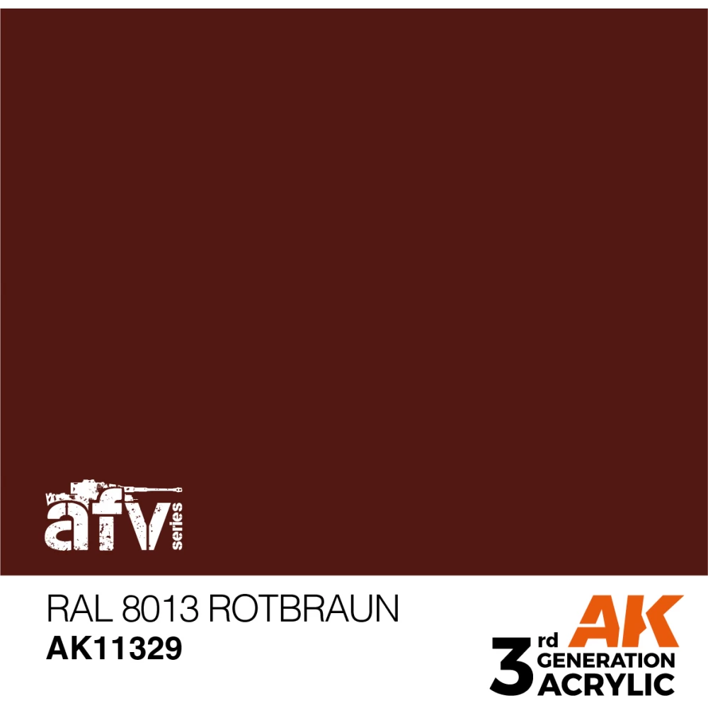 AK INTERACTIVE AFV Ral 8013 Rotbraun akrilfesték 17ml