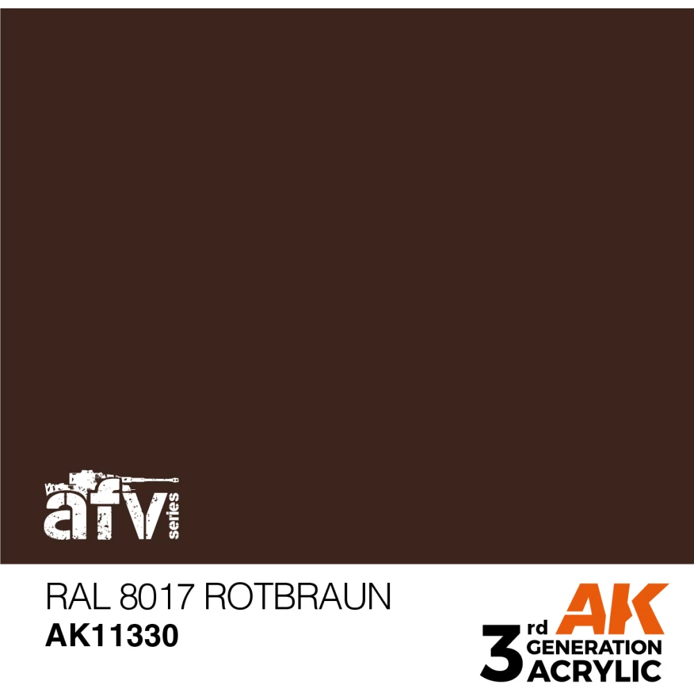 AK INTERACTIVE AFV Ral 8017 Rotbraun akrilfesték 17ml