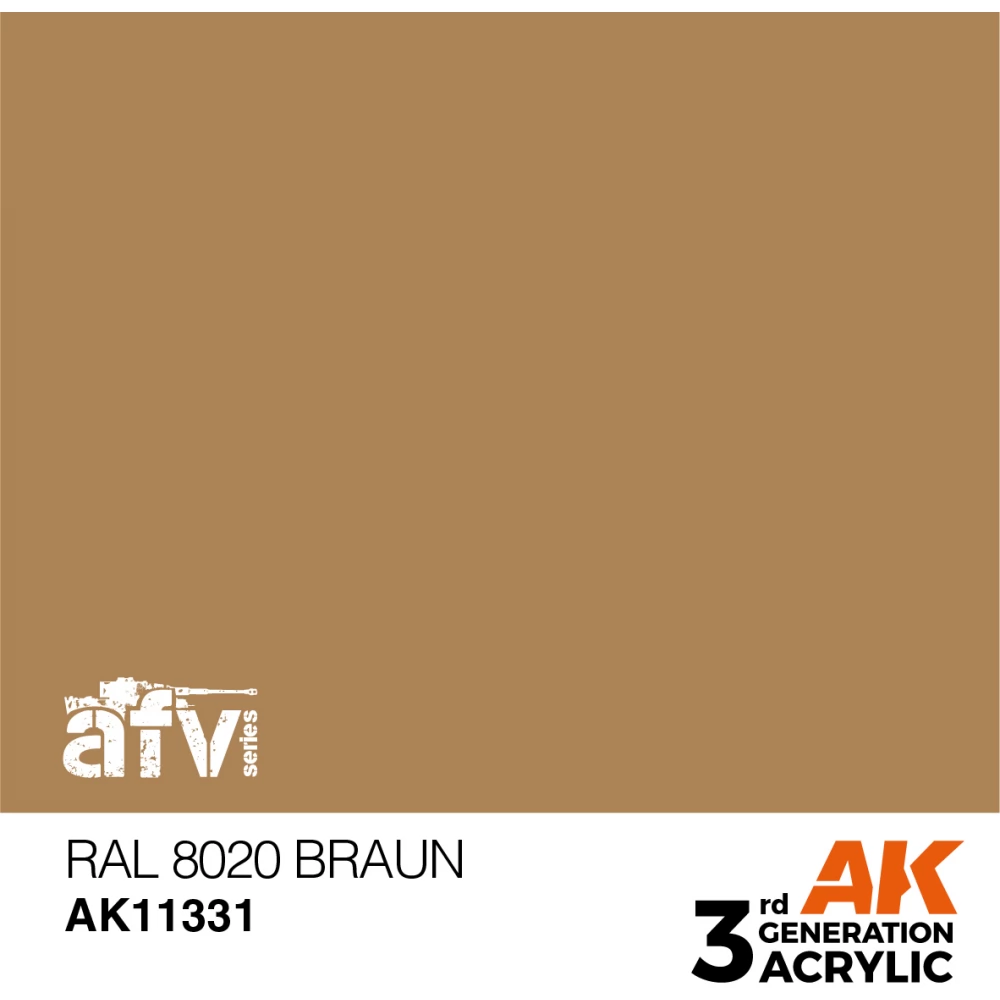 AK INTERACTIVE AFV Ral 8020 Braun akrilfesték 17ml
