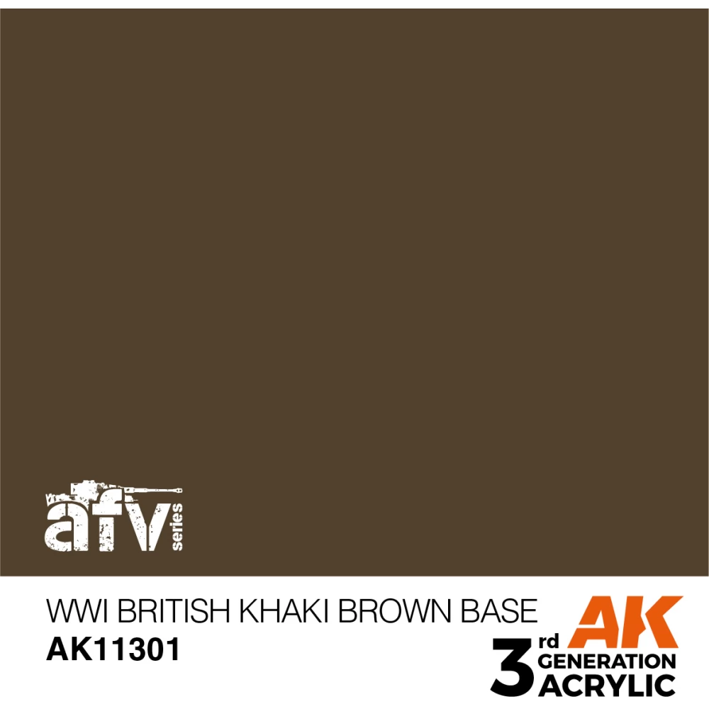 AK INTERACTIVE AFV WWI British Khaki Brown Base akrilfesték 17ml