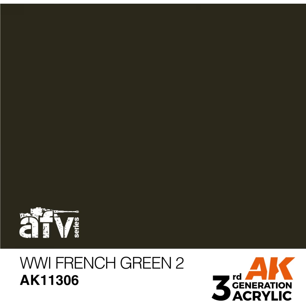 AK INTERACTIVE AFV WWI French Green 2 akrilfesték 17ml