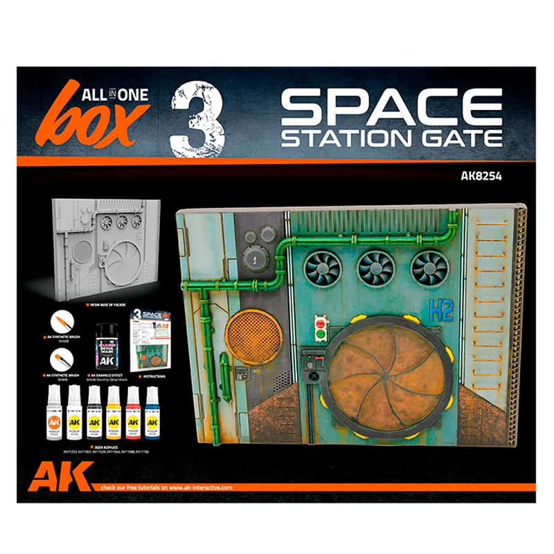 AK INTERACTIVE All In One Box Set 3 Space Station Gate űrállomás kapu modell készlet