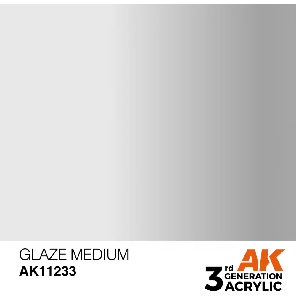 AK INTERACTIVE Auxiliary Modelling Products - Glaze Medium zománc effekt akrilfesték 17ml