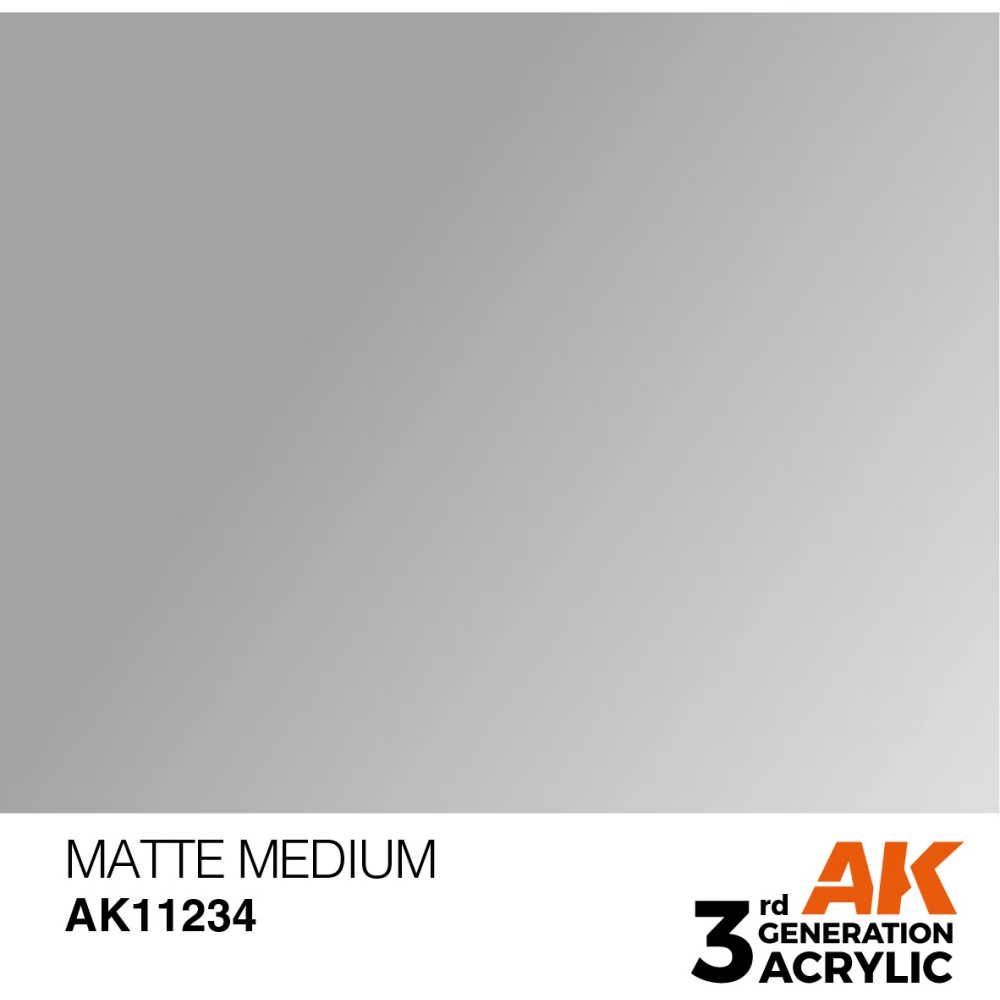 AK INTERACTIVE Auxiliary Modelling Products - Matte Medium effekt akrilfesték 17ml