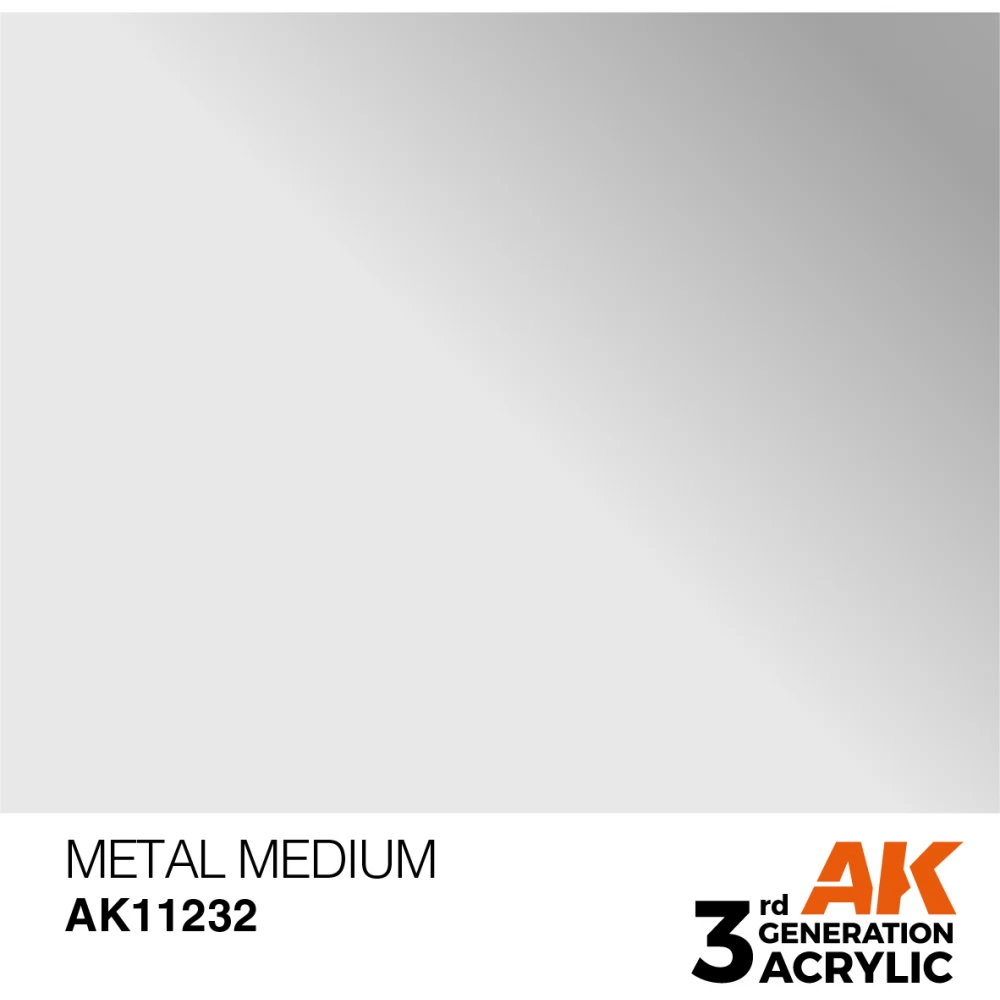 AK INTERACTIVE Auxiliary Modelling Products - Metal Medium akrilfesték 17ml