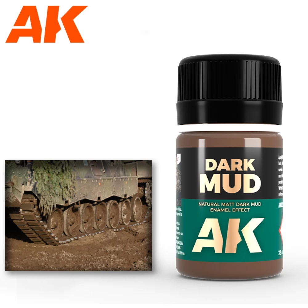 AK INTERACTIVE Dark Mud enamel sötét sár effekt festék 35ml