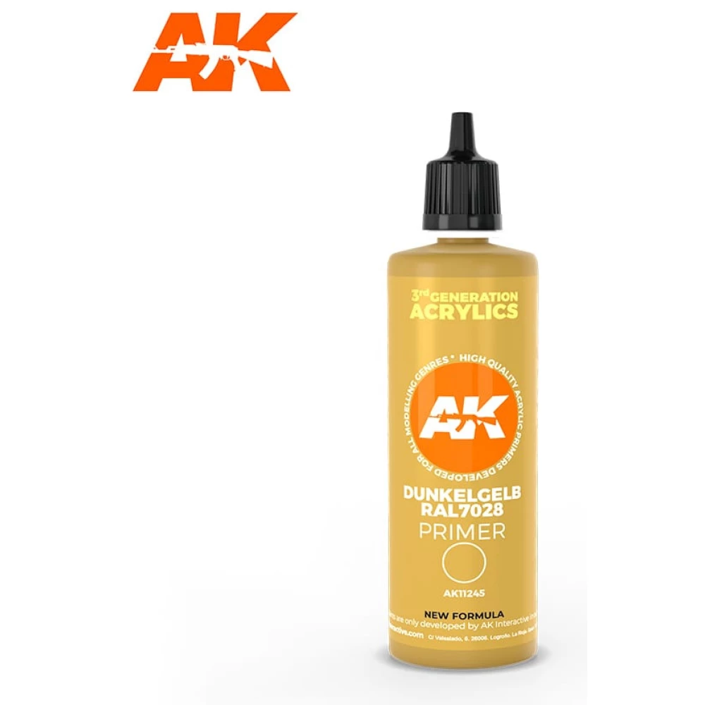 AK INTERACTIVE Dark Yellow Primer 3G