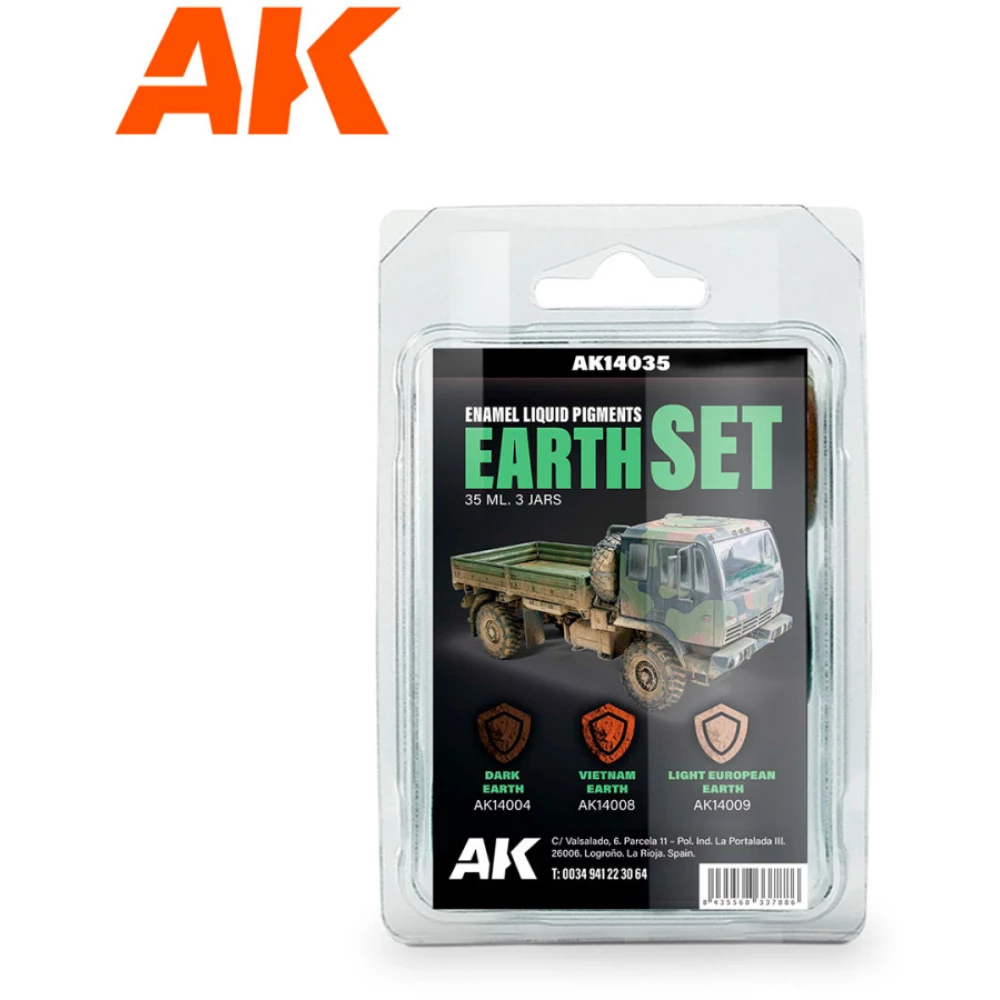 AK INTERACTIVE Earth Set - Liquid Pigm