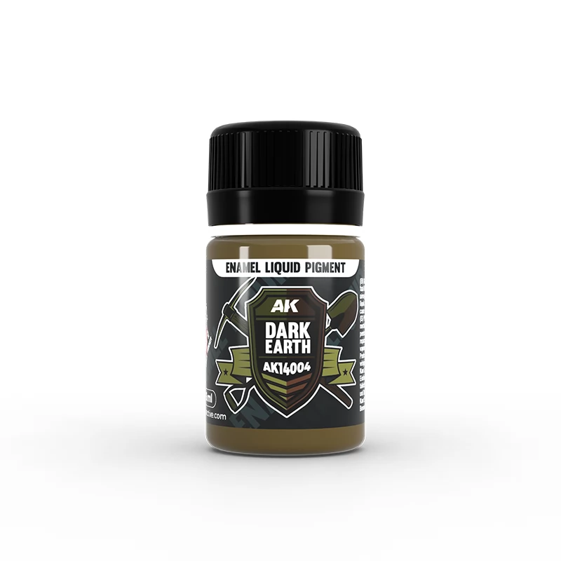 AK INTERACTIVE Enamel Liquid Pigment Dark Earth sötét föld folyékony pigment 35ml