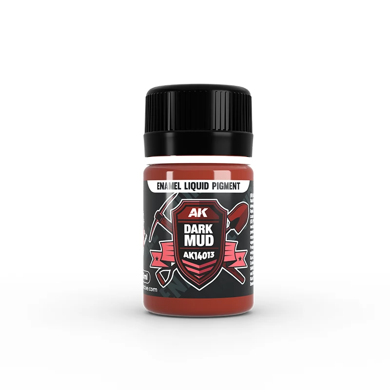 AK INTERACTIVE Enamel Liquid Pigment Dark Mud sötét sár folyékony pigment 35ml