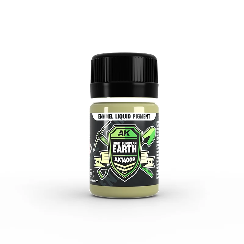 AK INTERACTIVE Enamel Liquid Pigment Light European Earth világos föld folyékony pigment 35ml