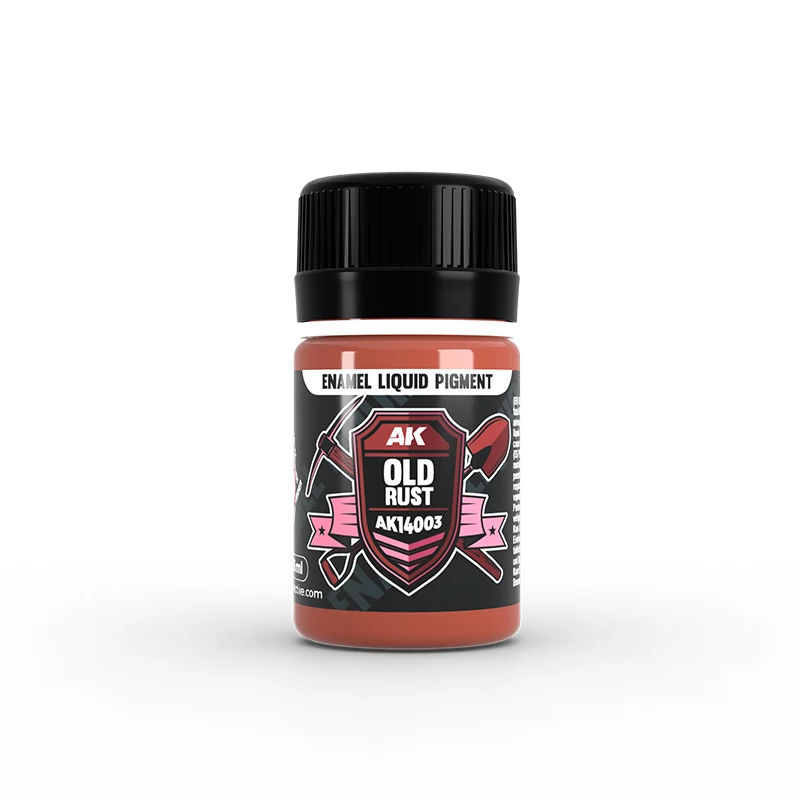 AK INTERACTIVE Enamel Liquid Pigment Old Rust régi rozsda folyékony pigment 35ml