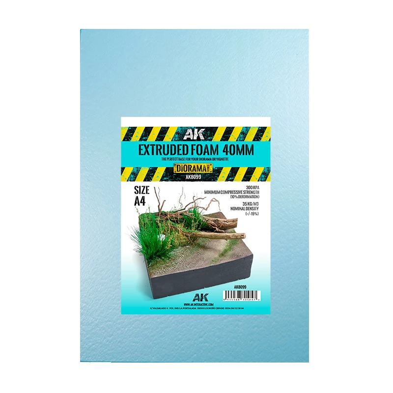 AK INTERACTIVE Extruded Foam 40mm A4 extrudált habszivacs lap