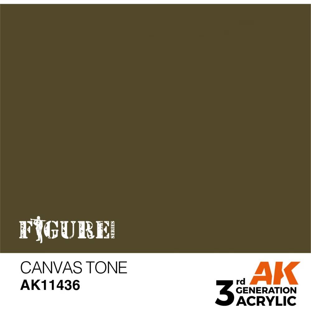 AK INTERACTIVE Figure Canvas Tone barna akrilfesték 17ml