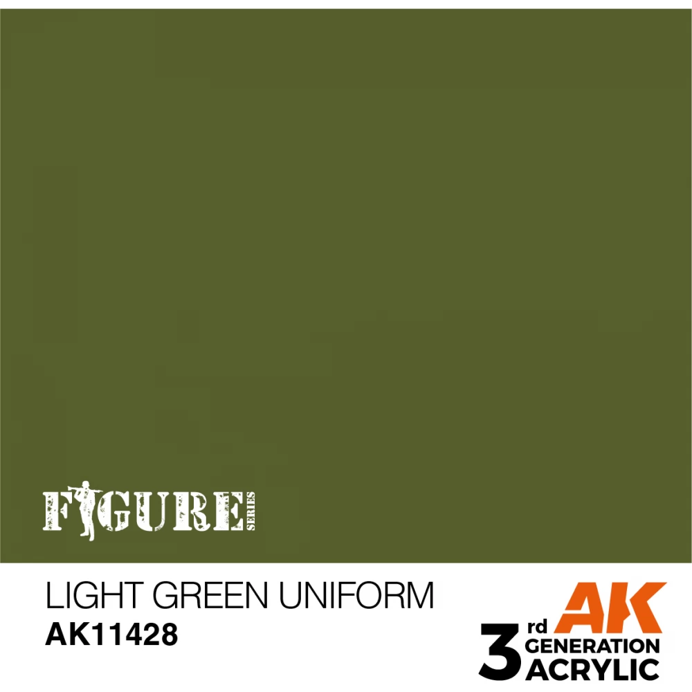AK INTERACTIVE Figure Light Green Uniform zöld akrilfesték 17ml